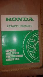 Werkplaatshandboek Honda CBX400  en CBX550, Ophalen of Verzenden, Honda