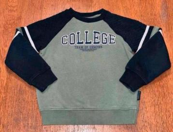Trui mt 110-116 sweater ‘college’ beschikbaar voor biedingen