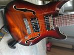 harley benton cst-24 de luxe gitaar met upgrates, Ophalen, Zo goed als nieuw, Semi-solid body, Overige merken