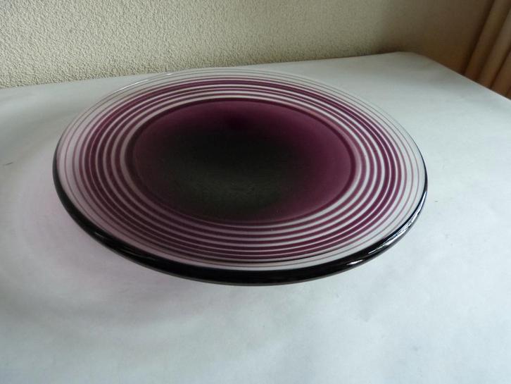 taartplateau glas, Antiek en Kunst, Antiek | Glas en Kristal, Ophalen of Verzenden
