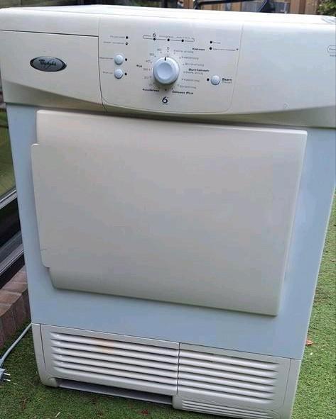 Whirlpool Droger - AWZ 7460 - 6kg, Witgoed en Apparatuur, Wasdrogers, Gebruikt, Condens, Voorlader, 4 tot 6 kg, 85 tot 90 cm, Anti-kreukfase