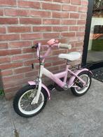 12 inch roze kinderfiets, Ophalen, Gebruikt, Minder dan 16 inch