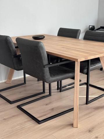 Industriële zwarte stoelen - set van 4 beschikbaar voor biedingen