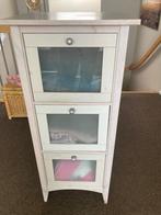 Ladekastje whitewash, Huis en Inrichting, Kasten | Ladekasten, Ophalen, Minder dan 50 cm, Gebruikt, Glas
