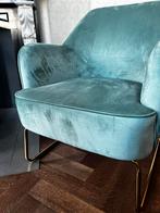 Twee stuks prachtige velvet fauteuils als nieuw, Minder dan 75 cm, Ophalen of Verzenden, Zo goed als nieuw, 50 tot 75 cm