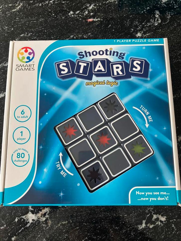 Smart Games Shooting Stars - Nieuw in doos, Hobby en Vrije tijd, Denksport en Puzzels, Nieuw, Overige typen, Minder dan 500 stukjes