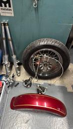 Honda GL 1000 vorkpoten, remklauwen, schijven en wiel, Motoren, Onderdelen | Honda, Ophalen, Gebruikt