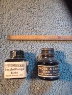 Vintage Inkt flesjes Weidmuller+ Poly Paris Sueur, Antiek en Kunst, Curiosa en Brocante, Ophalen of Verzenden