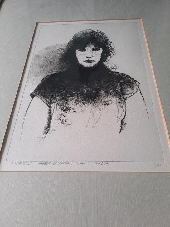 Droge Naald-ets door Leo van Sluis, UNICA, Antiek en Kunst, Kunst | Schilderijen | Modern, Ophalen