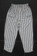 Msch Copenhagen broek wit met donkerblauwe strepen, S, Msch kopenhagen, Wit, Ophalen of Verzenden, Zo goed als nieuw