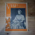 VRIJ ! 1945  Koningin WILHELMINA  door P.de Zeeuw, Ophalen of Verzenden, Nederland