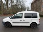 Volkswagen CADDY 1.6 benzine 5 Persoons - APK 25-9-2026 !!!, Voorwielaandrijving, Gebruikt, Elektrische ramen, Wit