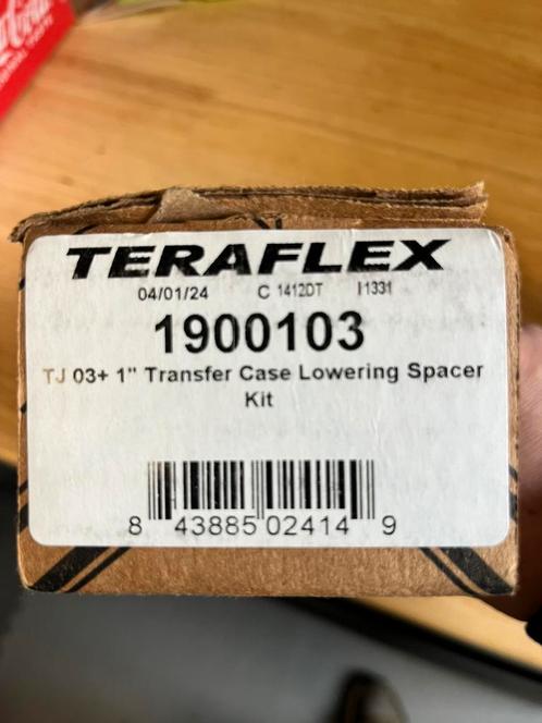 Teraflex verlagings kit tussenbak versnellingsbak wrangler, Auto diversen, Auto-accessoires, Nieuw, Ophalen of Verzenden