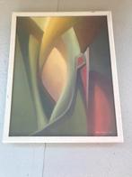 ton pape olieverf linnen abstract 90, Ophalen of Verzenden