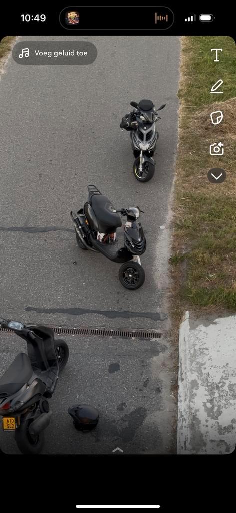 Zip 172cc stage 3 kanon!, Fietsen en Brommers, Scooters | Piaggio, Zo goed als nieuw, Zip, Tweetakt, Ophalen of Verzenden