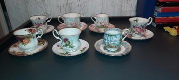 Diverse kop en schotels van royal albert zie adtv. beschikbaar voor biedingen