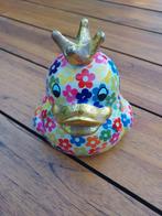 Vrolijk gekleurde spaarpot van Pomme Pidou eend Flowers, Ophalen of Verzenden, Gebruikt, Steen, Aardewerk of Keramiek, Dier