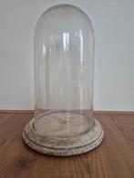 Grote stolp van glas met stenen voet., Ophalen of Verzenden, Nieuw