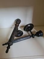 Antieke kandelaars - set van 2, Ophalen of Verzenden, Koper of Brons