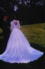 Sissi stijl trouwjurk, Ophalen, Gedragen, Wit, Trouwjurk