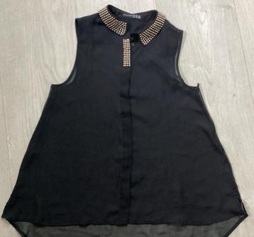 Zwarte Atmosphere Blouse met Studs - Maat 40 beschikbaar voor biedingen