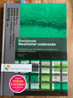 Basisboek Kwalitatief Onderzoek - Baarda, Ophalen of Verzenden, Zo goed als nieuw
