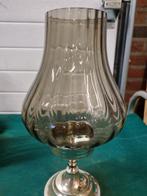 kandelaar verzilverd met rookglas, Ophalen of Verzenden, 'T Olde Gre-j, Info@toldegrej.nl, Endepoelstraat 20f Didam
