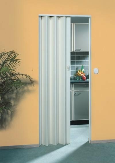 EUROSTAR vouwdeur Wit uitbreidbaar tot 150cm, Huis en Inrichting, Stoffering | Gordijnen en Lamellen, Nieuw, Wit, Ophalen of Verzenden