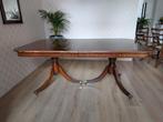 Massief Mahonie houten uitschuifbare tafel, Huis en Inrichting, Ophalen, Gebruikt, 100 tot 150 cm, 200 cm of meer