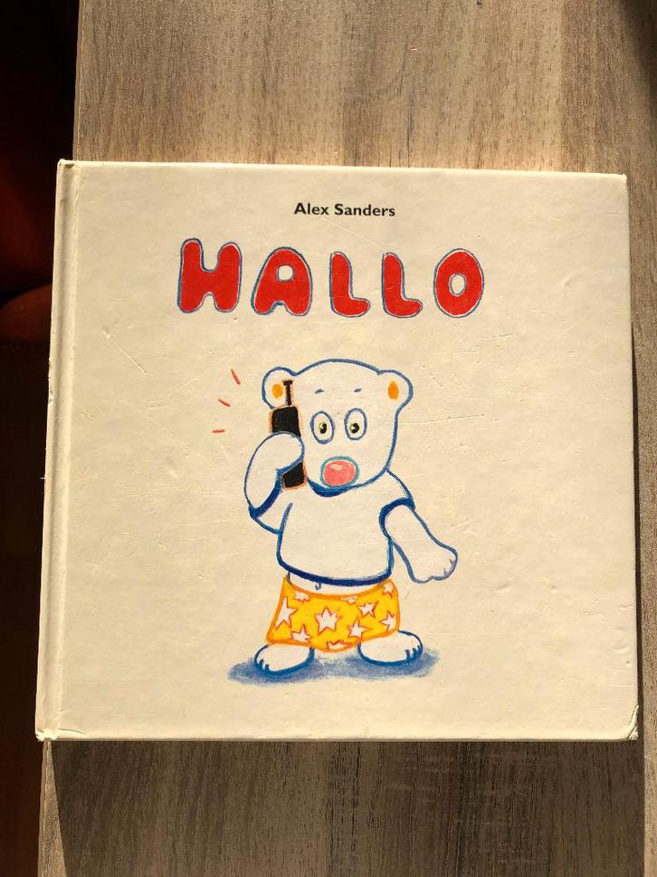 Hallo - Alex Sanders, Boeken, Kinderboeken | Kleuters, Gelezen, Fictie algemeen, Ophalen of Verzenden