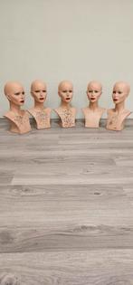 Mannequins   , Display hoofden, Ophalen of Verzenden, Gebruikt, Meerdere media