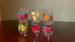 Vintage jaren 70 fruit glazen, Verzamelen, Glas en Borrelglaasjes, Ophalen of Verzenden, Zo goed als nieuw, Frisdrankglas