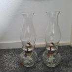 2 olielampjes, Huis en Inrichting, Woonaccessoires | Kandelaars en Kaarsen, Ophalen, Zo goed als nieuw, Overige materialen, Minder dan 25 cm