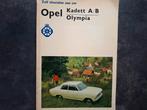 Opel Kadett A/B Olympia handleiding instructieboekje ANWB, Ophalen of Verzenden