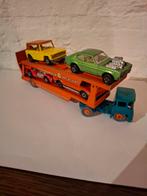 Matchbox transporter cartransporter met 4 auto's, Ophalen of Verzenden, Gebruikt, Bus of Vrachtwagen