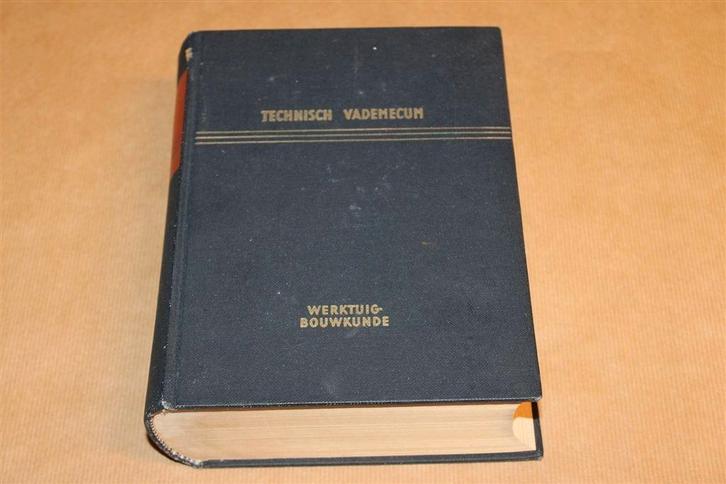Werktuigbouwkunde Vademecum — Techniek [1963], Boeken, Techniek, Gelezen, Bouwkunde, Ophalen of Verzenden