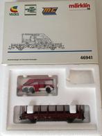 Märklin 46941 wagon met brandweerkraanwagen, Wisselstroom, Ophalen of Verzenden, Märklin, Nieuw