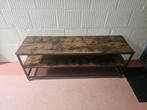 Tv meubel industrieel, Ophalen, 100 tot 150 cm, Zo goed als nieuw, Metaal