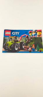 Lego City Bos tractor 60181, Ophalen, Zo goed als nieuw, Complete set, Lego