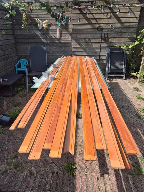 Vintage paranapine schrootjes (jaren 70) 9x70mm, Doe-het-zelf en Verbouw, Hout en Planken, Gebruikt, Plank, Overige houtsoorten