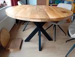 Ronde eettafel - mango hout - 120 cm, Ophalen, Zo goed als nieuw, Rond, 100 tot 150 cm