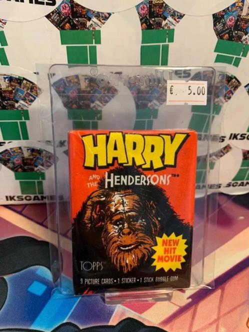 Harry and the Hendersons Booster - Topps - 1987 - Iksgames, Hobby en Vrije tijd, Verzamelkaartspellen | Overige, Zo goed als nieuw