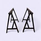 Zwarte Ikea Oddvald Schragen - Set van 2, Ophalen, Gebruikt