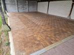 Modulaire Dansvloer - 60m2 Eiken, Ophalen, Gebruikt, Vloerdelen of -planken, 10 m² of meer