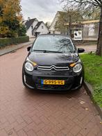 Citroën C1 2015 Zwart cabriotop, Auto's, Voorwielaandrijving, Stof, Zwart, 4 stoelen