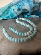 Larimar beschermt geluk intuïtie hoge trilling uniek magie, Sieraden, Tassen en Uiterlijk, Kettingen, Blauw, Nieuw, Ophalen of Verzenden