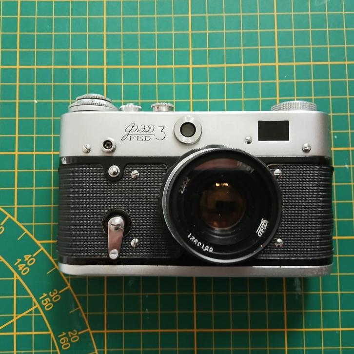 Vintage FED 3 Camera!, Audio, Tv en Foto, Fotocamera's Analoog, Gebruikt, Compact, Overige Merken, Ophalen of Verzenden