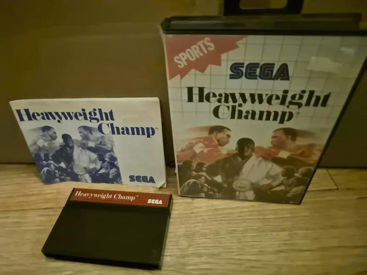 Heavyweight Champ Boxing Sega Master System, Spelcomputers en Games, Games | Sega, Zo goed als nieuw, Mega Drive, Avontuur en Actie