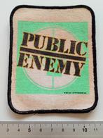 Public Enemy zeer zeldzame vintage 80's logo patch p158, Verzenden, Nieuw, Kleding