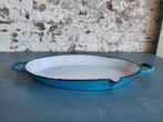 Franse brocante ovale emaille schaal/ allegonda, Antiek en Kunst, Antiek | Emaille, Ophalen of Verzenden